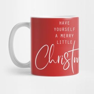 Merry little Christmas (white) Mug
